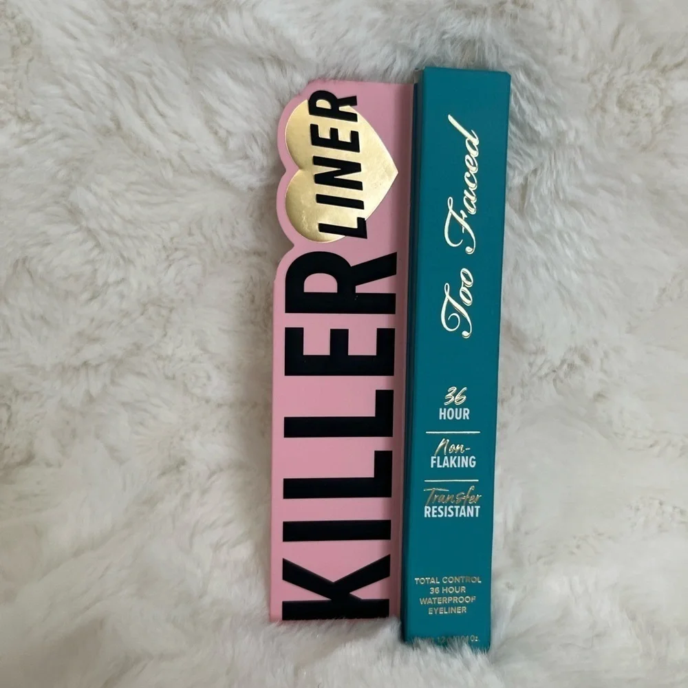 New Too Faced Killer Liner 36-Hour Waterproof Gel Eyeliner Killer Turquoise